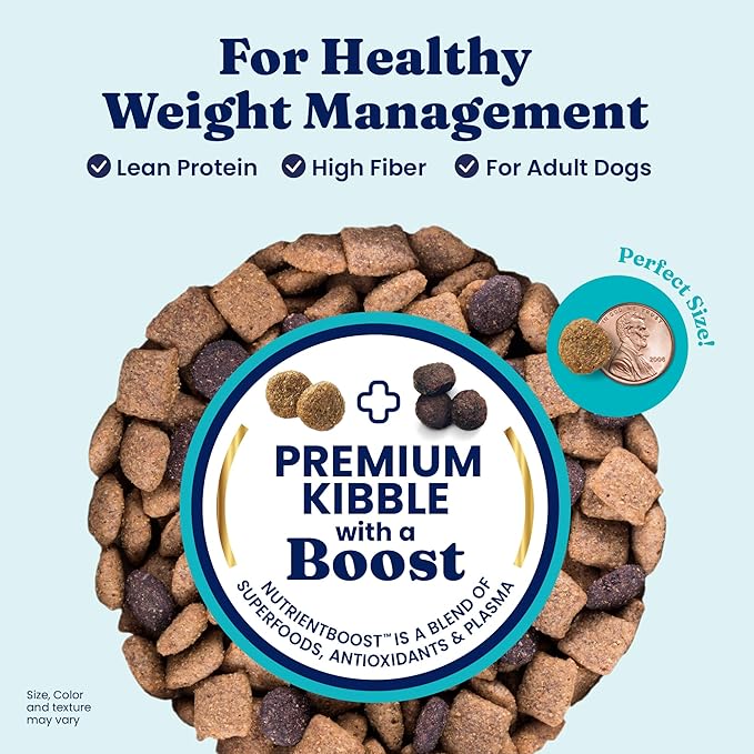 Solid Gold Healthy Weight Management Dry Dog Food for Adult & Senior Dogs - Real Chicken, Probiotics & Omega 3 Fish - Grain Free Dry Dog Food for Healthy Weight & Gut Health - Nutrientboost – 22LB