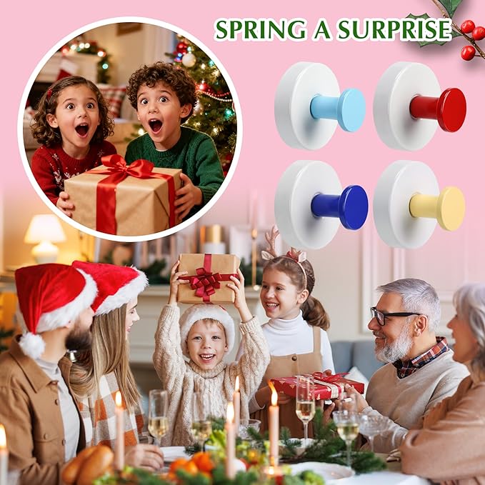 Suction Cup Hooks for Shower No-Drill Bathroom Hooks for Towels, Robes, Loofah Mountable on Bathroom Walls, Kitchen, Glass, Mirrors, Tile and Smooth,Non-Porous Surfaces (2, Blue White)