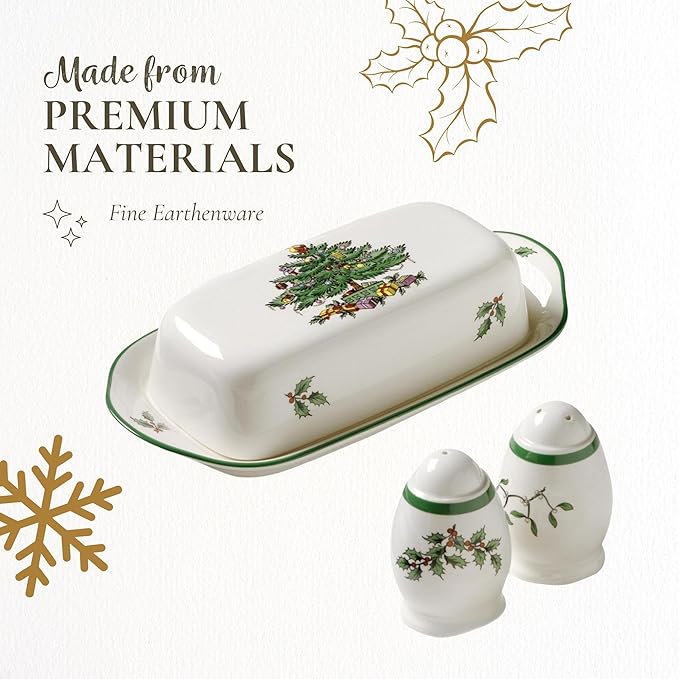 Spode Christmas Tree 3-Piece Hostess Set