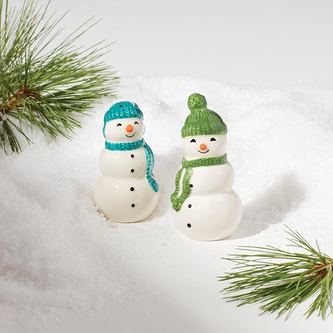 Lane Snowman Salt & Pepper Set, 2-Piece, Christmas & Holiday Hosting