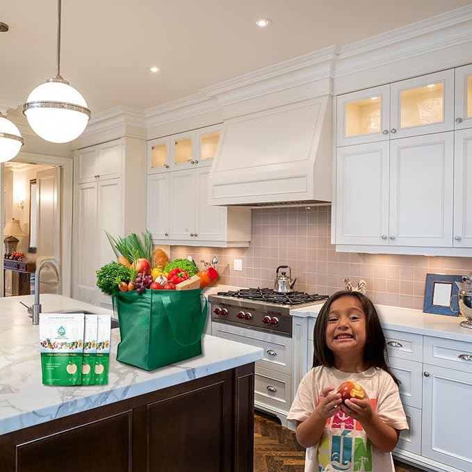 Natures Produce Wash, Fruit and Vegetable Wash, Removes Unwanted Residue, Extends Produce Life, Fruit Cleaner. 3 Months Supply or Makes 10+ Spray 16 oz Bottles