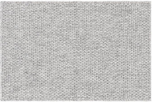 CAMILSON Easy Jute Rug 2x3, Indoor Outdoor Gray Color Farmhouse Area Rugs for Living Room and Kitchen Rug, Solid Boho Woven Design, Easy-Cleaning, Washable Outside Carpet Alfombras (2 x 3)