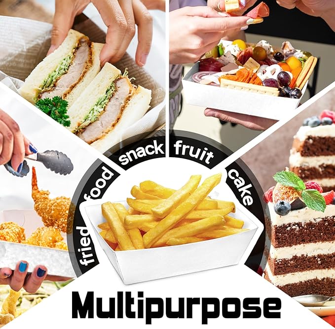 Plastic Charcuterie Boxes with Clear Lids 5in 50pcs, White Small Square To Go Paper Bakery Dessert Boxes, Disposable Mini Food Containers for Sandwich Cookie Slice Cake Strawberry Snack