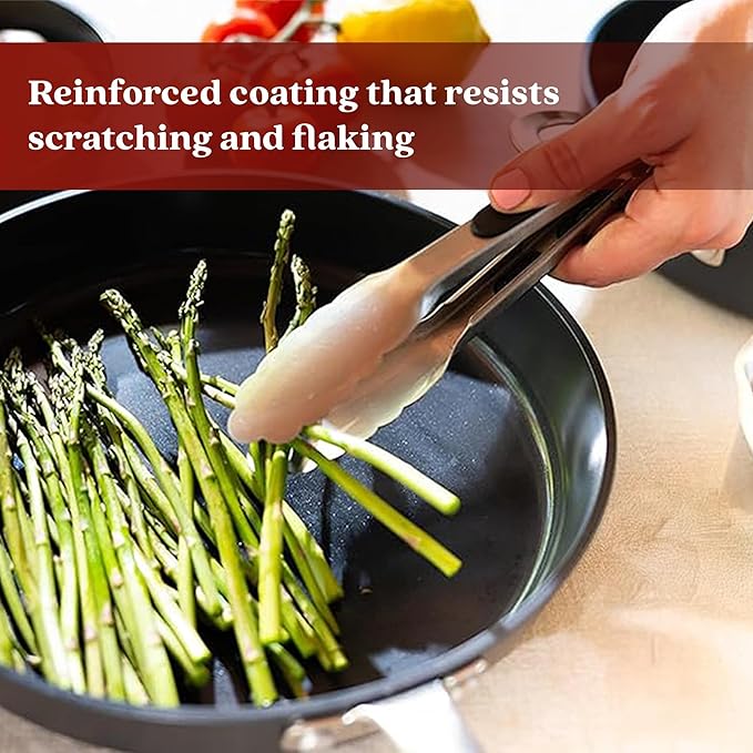 Alva Maestro Cookware Set 10-Piece Set - Stainless Steel Pots and Nonstick Ceramic Frying Pans - Oven Safe, Easy to Clean and Made without PFAS, PFOA & PTFE - Induction and All Stovetop Compatible