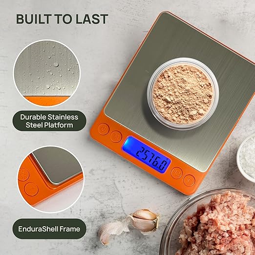 Strive 3000g x 0.1g High Accuracy Digital Gram Pocket Scale. Precision Sensor for Herbs, Powders. Food, Coffee, Jewelry, and More. Portable & Durable Design. Multi-Use Scale for Home/Professional Use