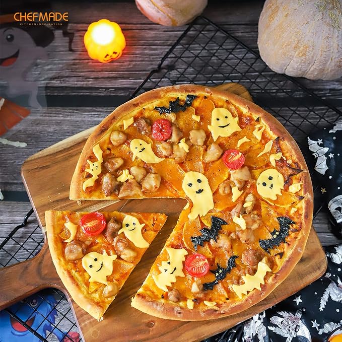 CHEFMADE Pizza Pan, 10-Inch Non-Stick Pancake Bakeware for Oven Baking (Champagne Gold)