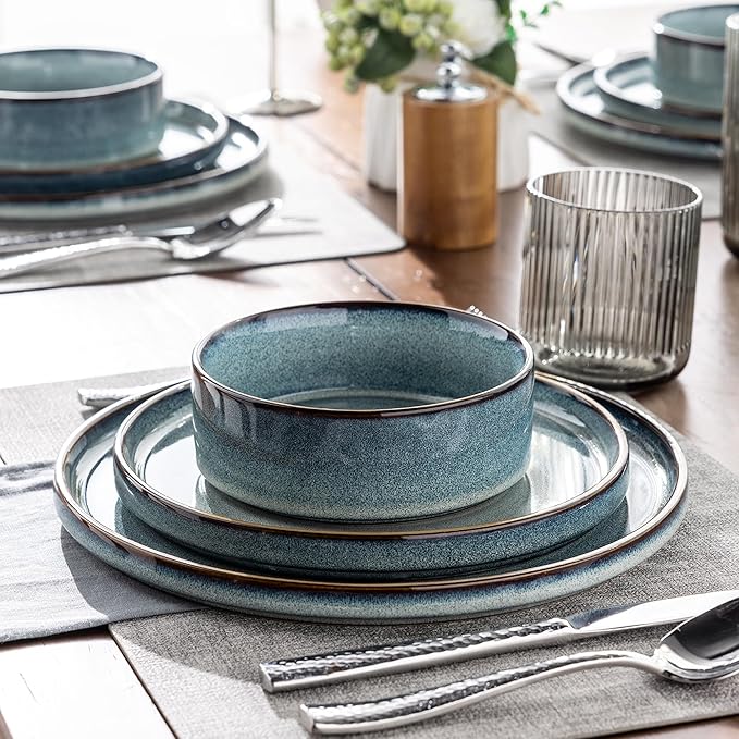 Ceramic Dinnerware Sets for 4, 12 Pieces