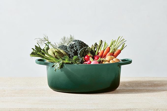 Le Creuset Enameled Cast Iron Signature Oval Dutch Oven, 8 qt., Licorice