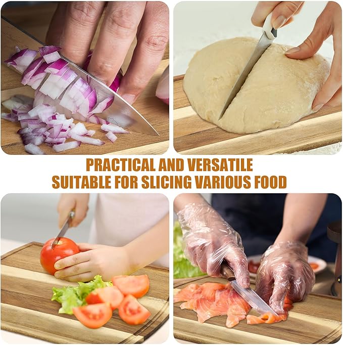 Patelai 12 Pack Large Cutting Boards Bulk Wooden Kitchen Chopping Boards for Crafts DIY Wedding Housewarming Gift(Acacia,12 x 9 Inch)