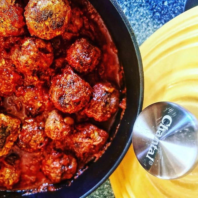 Chantal Cast Iron Dutch Oven, 5 qt, US Formulated Premium Enamel, Cobalt Blue