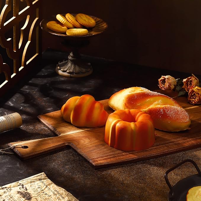 Irenare 18 Pcs Plain Cutting Board Set with Handles Laser Engraving Wooden Charcuterie Kitchen Serving Chopping Board Bulk for DIY Housewarming Mother's Day Gifts(Acacia,17 x 10 Inch)