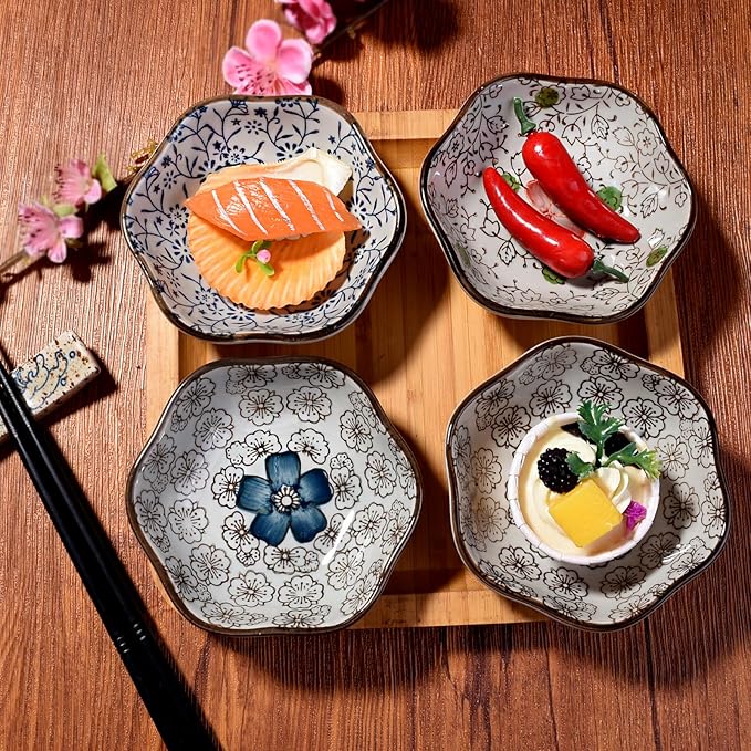 Soy Sauce Dish Set of 8