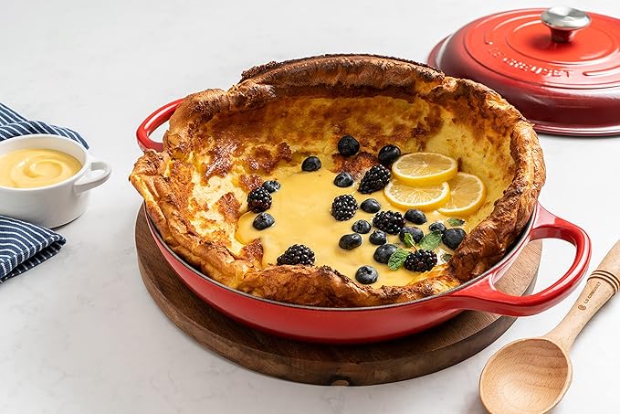 Le Creuset Enameled Cast Iron Signature Braiser, 3.5 qt., Marble