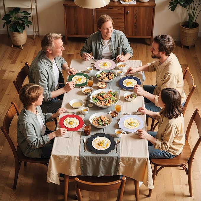 COLOSUS Plastic Multi-color Bowls (30 Pack) 12 Oz Disposable for Party Dessert/Salad Bowl, Fancy Shatterproof Dinnerware for Catering, Holidays, Children Party, and Everyday Use