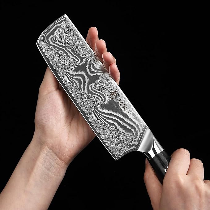 Wakoli NIT Nakiri Knife – 6.7-Inch Professional Damascus Vegetable Knife | 67-Layer VG10 Core Steel Blade | Ergonomic G10 Handle | High-Performance Kitchen Knife in Gift Box