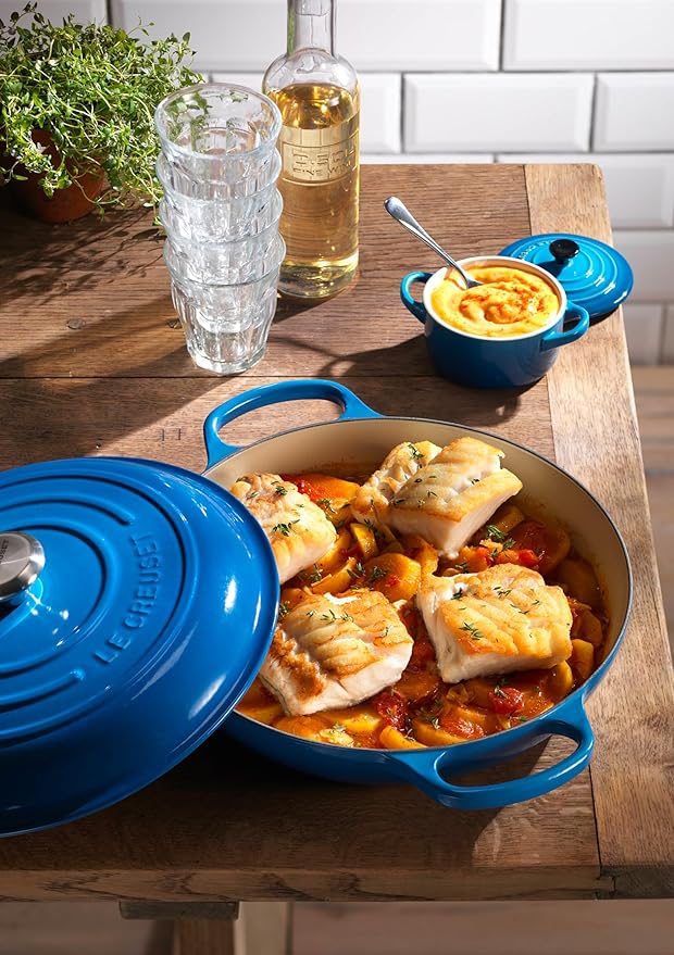 Le Creuset Enameled Cast Iron Signature Braiser, 5 qt., Marseille