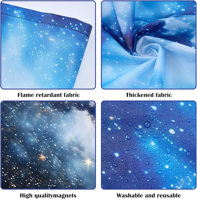 2 Pcs Fluorescent Light Covers - 4 x 2 Feet Covers for Ceiling Lights, Magnetic Light Filters for Classroom, Office, Hospitals, Home