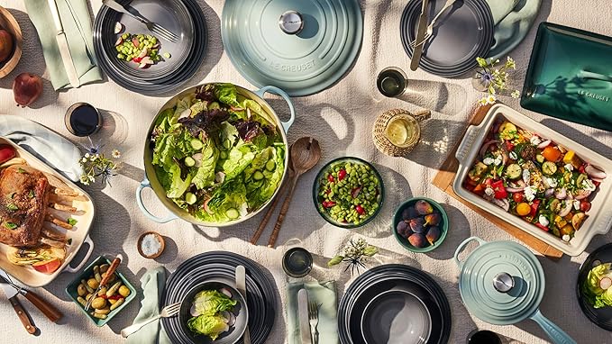 Le Creuset Enameled Cast Iron Signature Braiser, 5 qt., Sea Salt