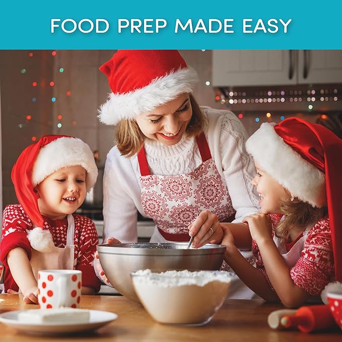 Mixing Bowls with Airtight Lids - 8PCS Stainless Steel Nesting Mixing Bowls Set with 3 Grater Attachments & Non-Slip Bottoms, Black Kitchen Bowls, Sizes 5, 4, 3.5, 2, 1.5QT for Baking & Kitchen Gift