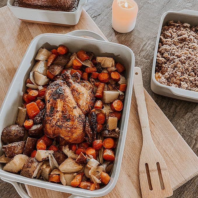 Mora 9x13in Deep Porcelain Baking Dish - Oven to Table, Freezer Safe