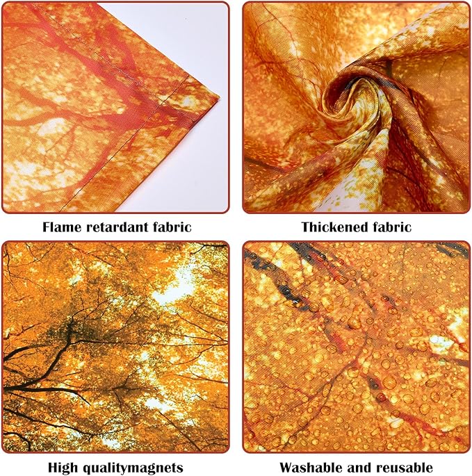 2 Pcs Fluorescent Light Covers - 4 x 2 Feet Covers for Ceiling Lights, Magnetic Light Filters for Classroom, Office, Hospitals, Home