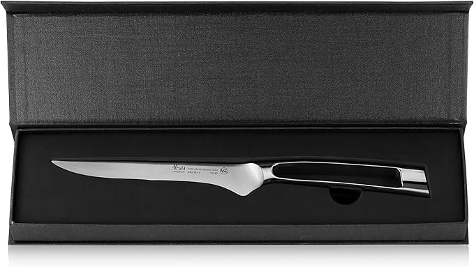 Cangshan N1 Series 59489 German Steel Forged Boning Knife, 6-Inch Flex Blade