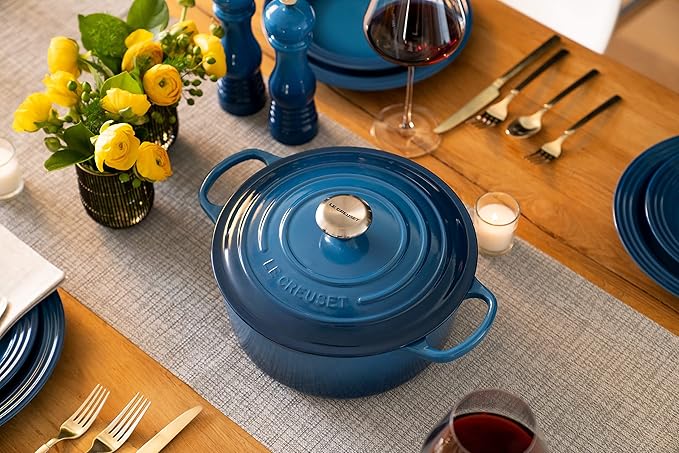 Le Creuset Enameled Cast Iron Signature Cookware Set, 5 pc, Marseille