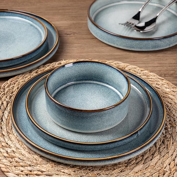 Ceramic Dinnerware Sets for 4, 12 Pieces