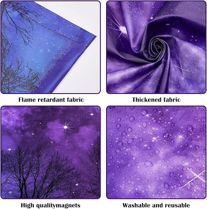 2 Pcs Fluorescent Light Covers - 4 x 2 Feet Covers for Ceiling Lights, Magnetic Light Filters for Classroom, Office, Hospitals, Home