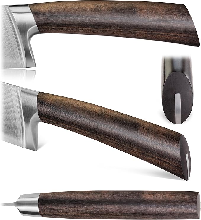 Cangshan TA Series 1021356 Swedish 14C28N Steel Forged 3-Piece TAI Knife Block Set, Walnut