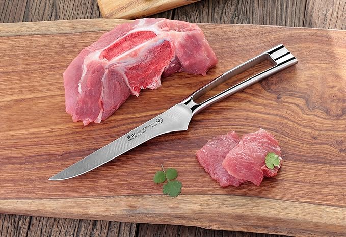 Cangshan N1 Series 59489 German Steel Forged Boning Knife, 6-Inch Flex Blade