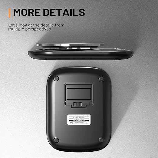 Food Kitchen Scale Digital Weight Grams and Oz with IPX6 Waterproof，Professional Stainless Steel Digital Kitchen Food Scale 11lb/0.01oz with Bowl for Weight Loss Dieting Baking Cooking