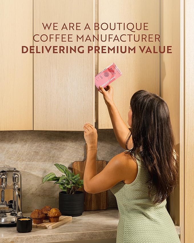 ROSSO CAFFÈ Espresso Coffee Pods for Nespresso Original Machines - 80 Capsules Flavored Pack, 4 Rich and Balanced Flavors (Chocolate, Vanilla, Crème Caramel, Hazelnut) - Made in Italy