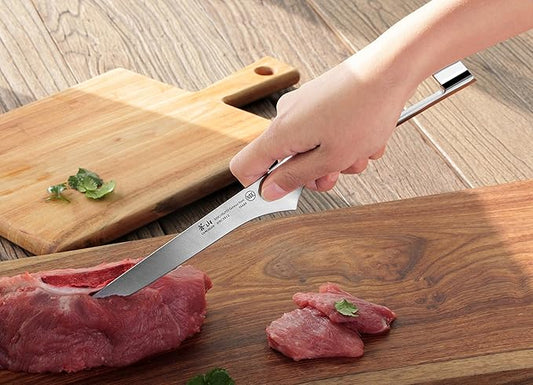 Cangshan N1 Series 59489 German Steel Forged Boning Knife, 6-Inch Flex Blade