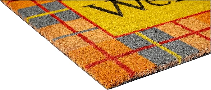 Calloway Mills Fall Plaid Doormat (Multi, 17" x 29" x 0.60")