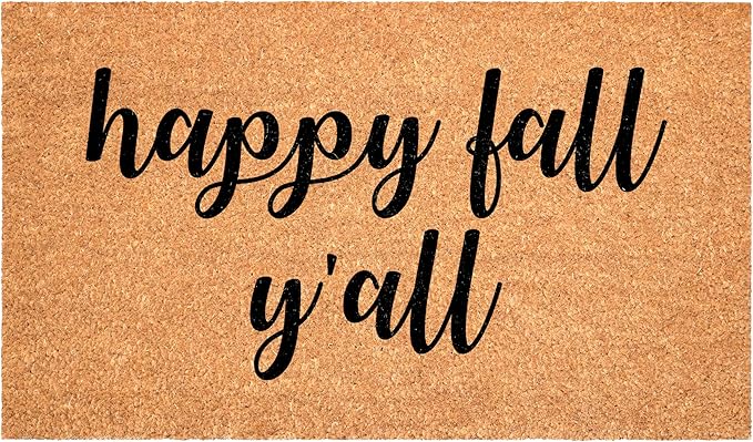 Calloway Mills Hapy Fall Yall Doormat, 24" x 36"
