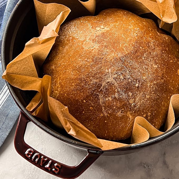 Staub Cast Iron 2.75-qt Round Cocotte - Grenadine, Made in France