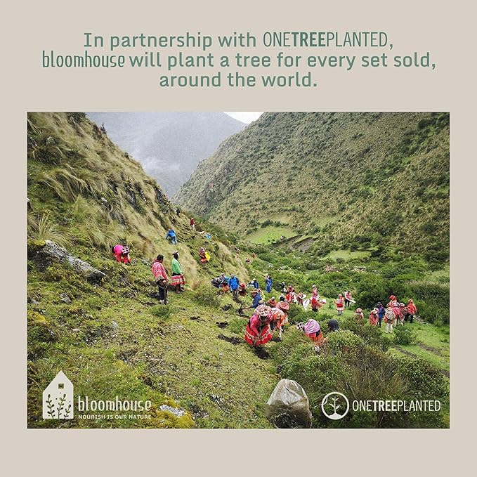 Bloomhouse 12 Piece Aluminum Pots and Pans Cookware Set w/Non-toxic Ceramic Non-stick, Ceramic Steamer Insert, & 12 Protective Care Bags - Periwinkle Blue