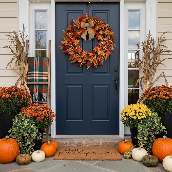 Calloway Mills Hello Pumpkin Doormat, 24" x 48"
