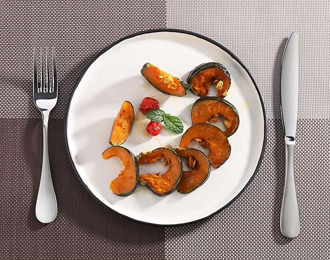 Artaste 1029086 Rain Stainless Steel Dinner Knife, Matte Finish Handle, 12-Piece