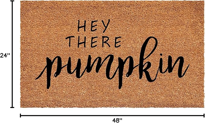 Calloway Mills Hey There Pumpkin Doormat, 24" x 48"