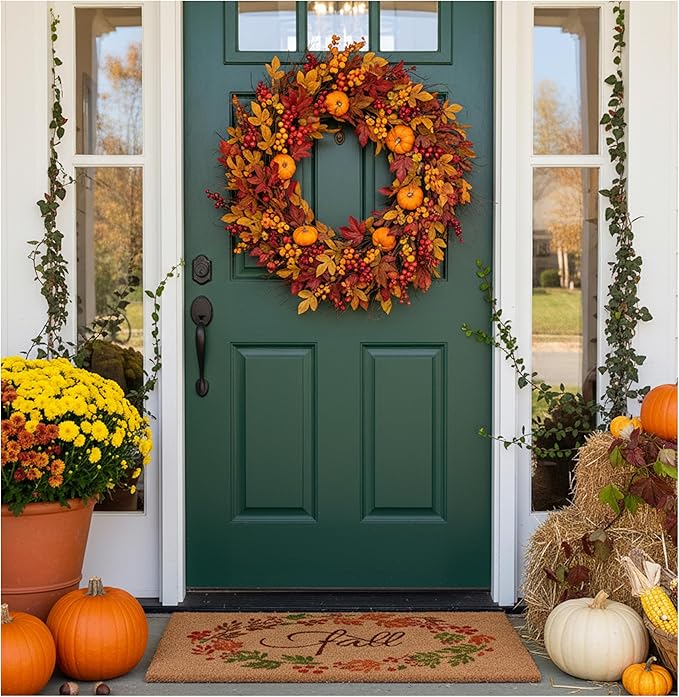 Calloway Mills 105051729 Fall Wreath Doormat